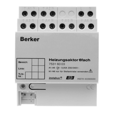 Berker 7531 60 03 User manual