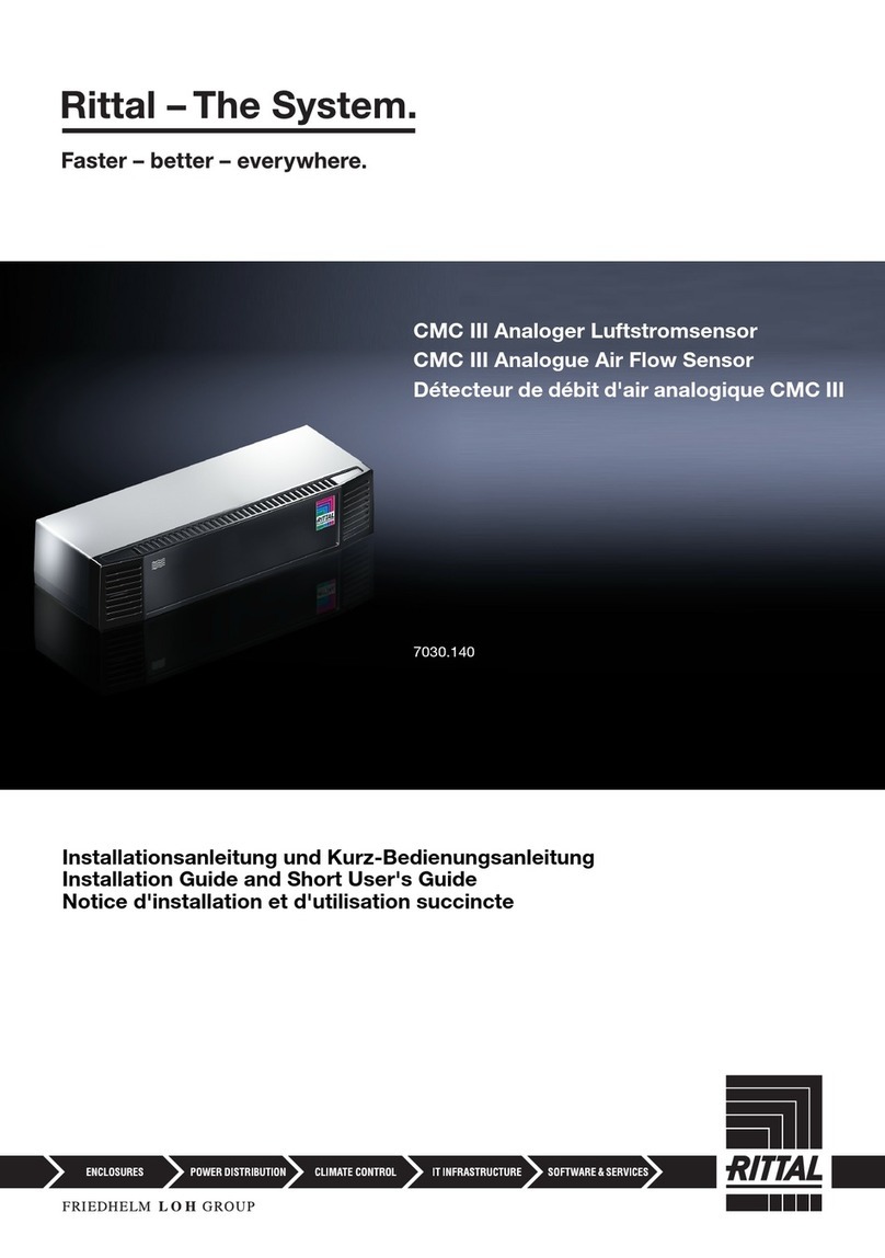 Rittal 7030.140 Installation guide and short user's guide