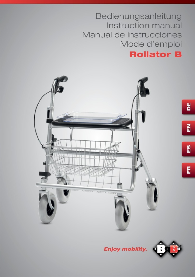 Bischoff & Bischoff Rollator B User manual Bischoff & Bischoff Rollator B User manual