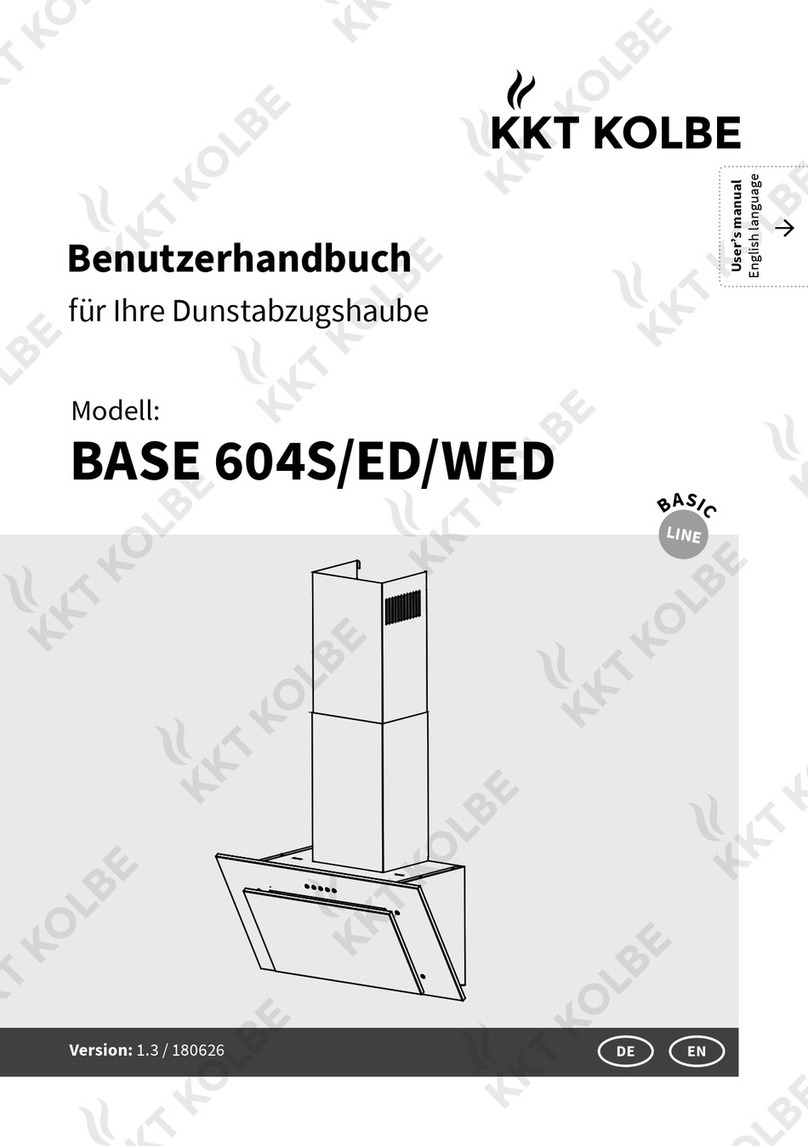 KKT KOLBE BASE 604S/ED/WED Parts list manual