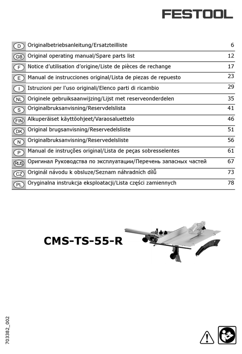 Festool CMS-TS-55-R User manual