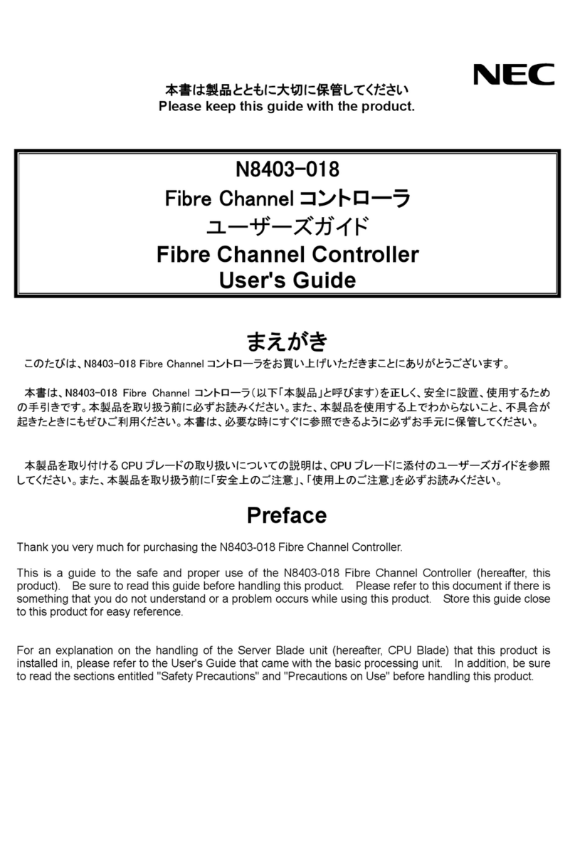 NEC N8403-018 User manual