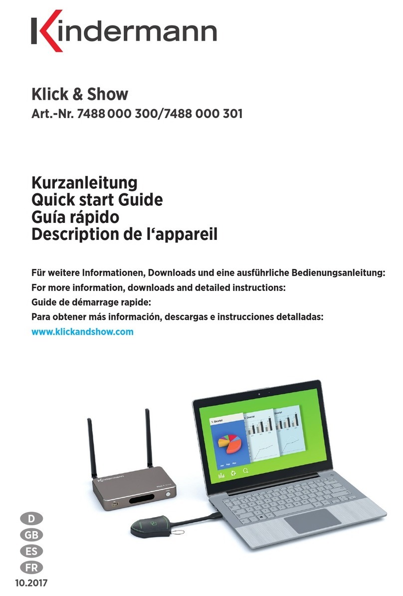 Kindermann Klick & Show User manual