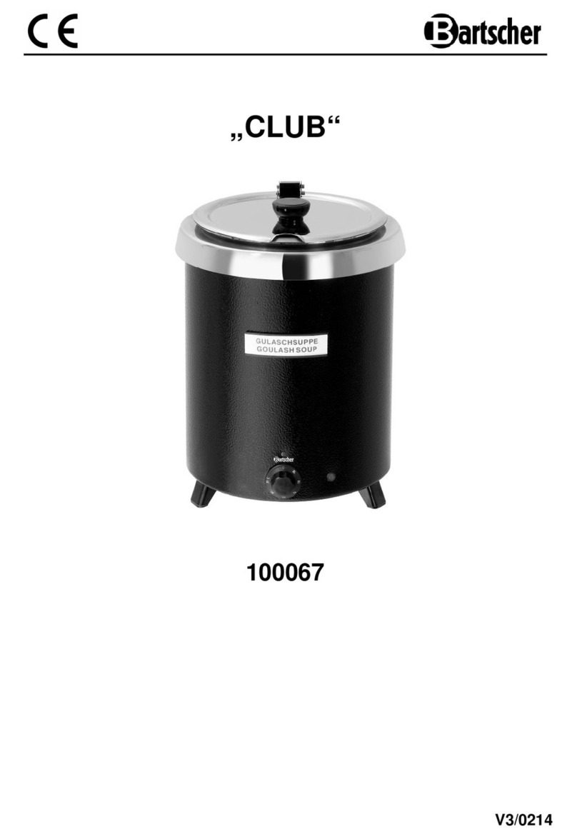 Bartscher CLUB User manual