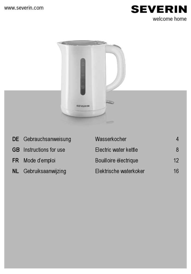 SEVERIN WK 3412 User manual