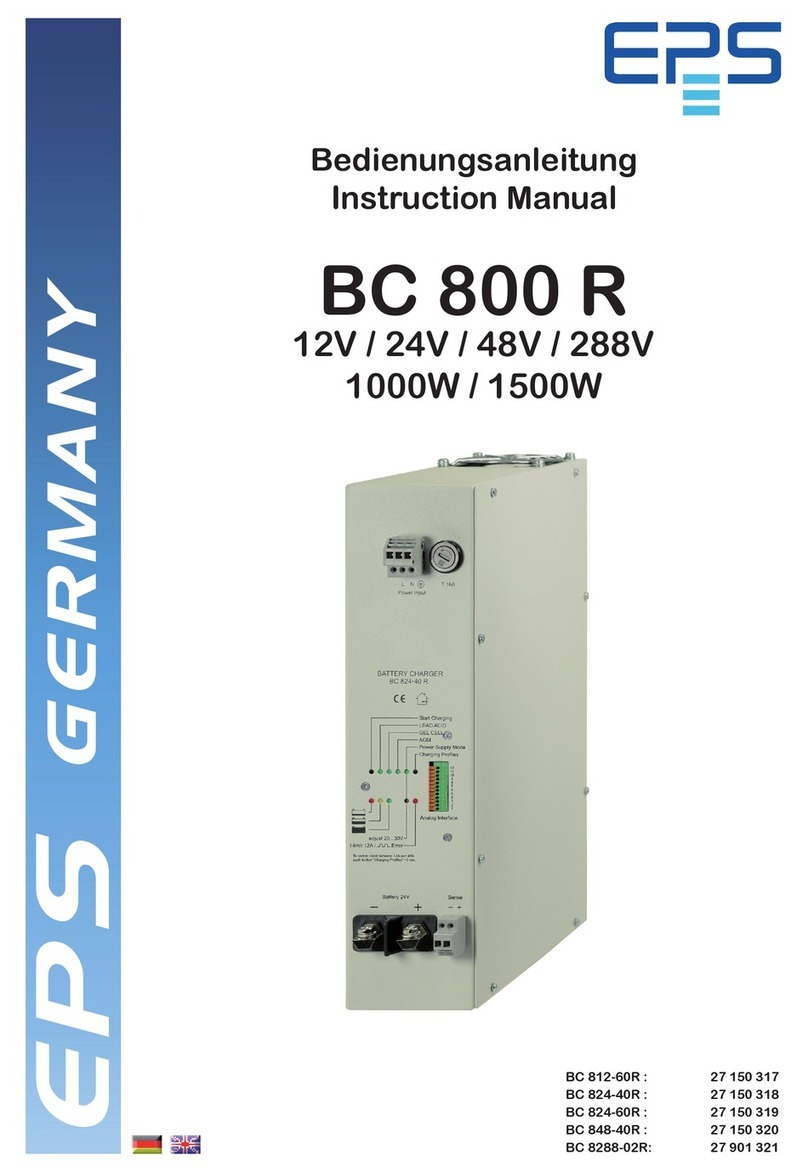 EPS BC 800 R Series instruction manual