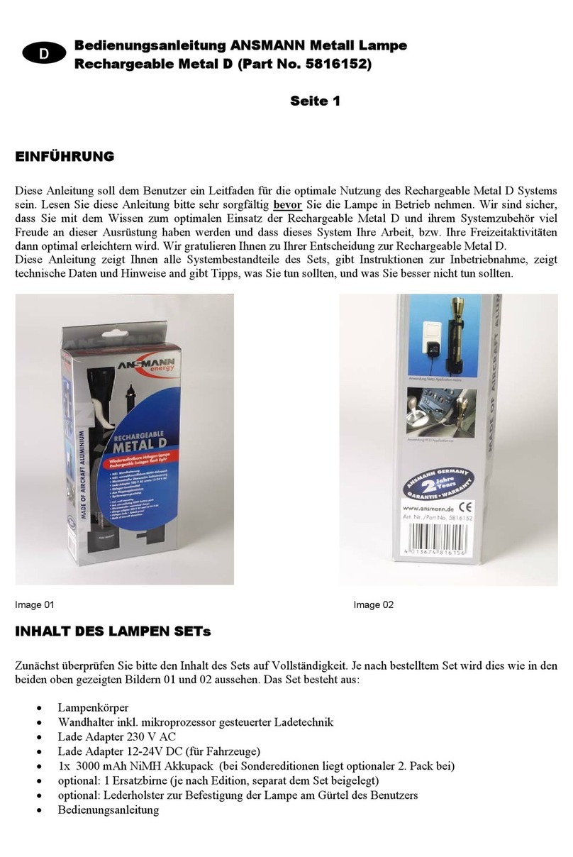 ANSMANN 5816152 User manual