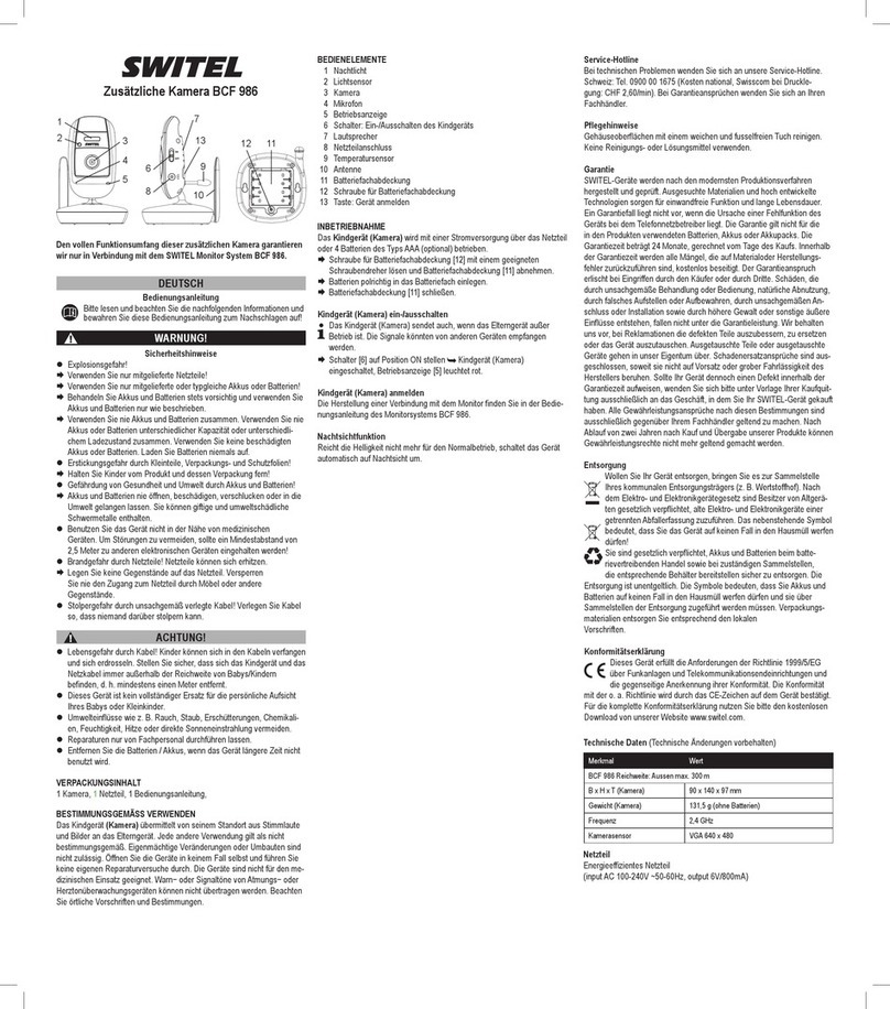 switel BCF 986 User manual