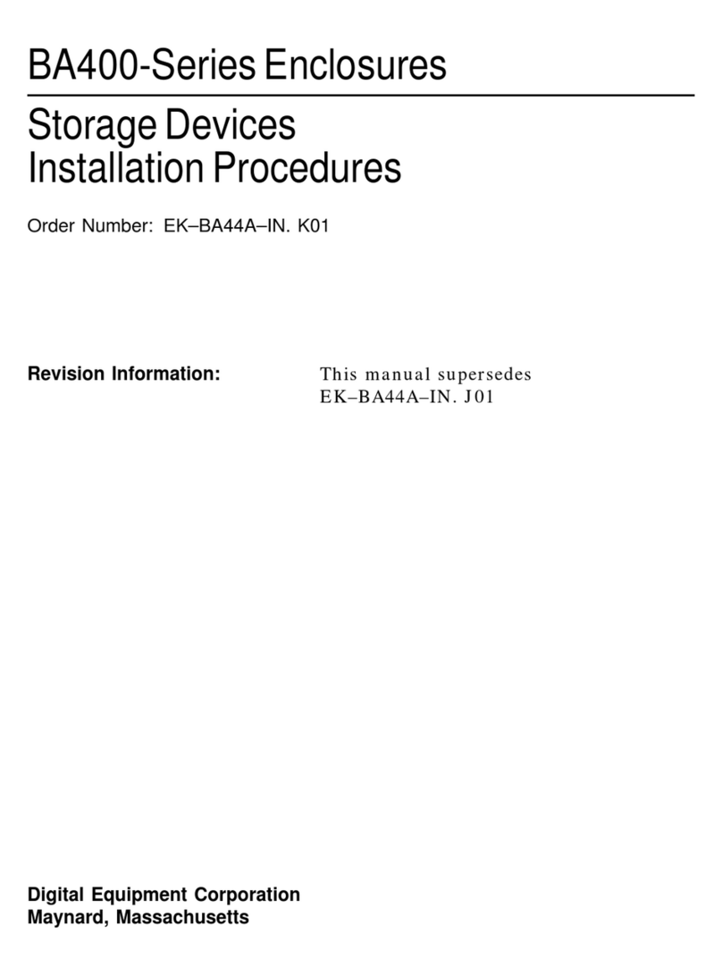 DEC BA400 Series User manual