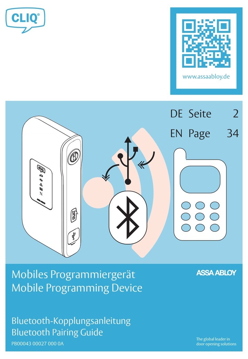 Assa Abloy CLIQ User manual