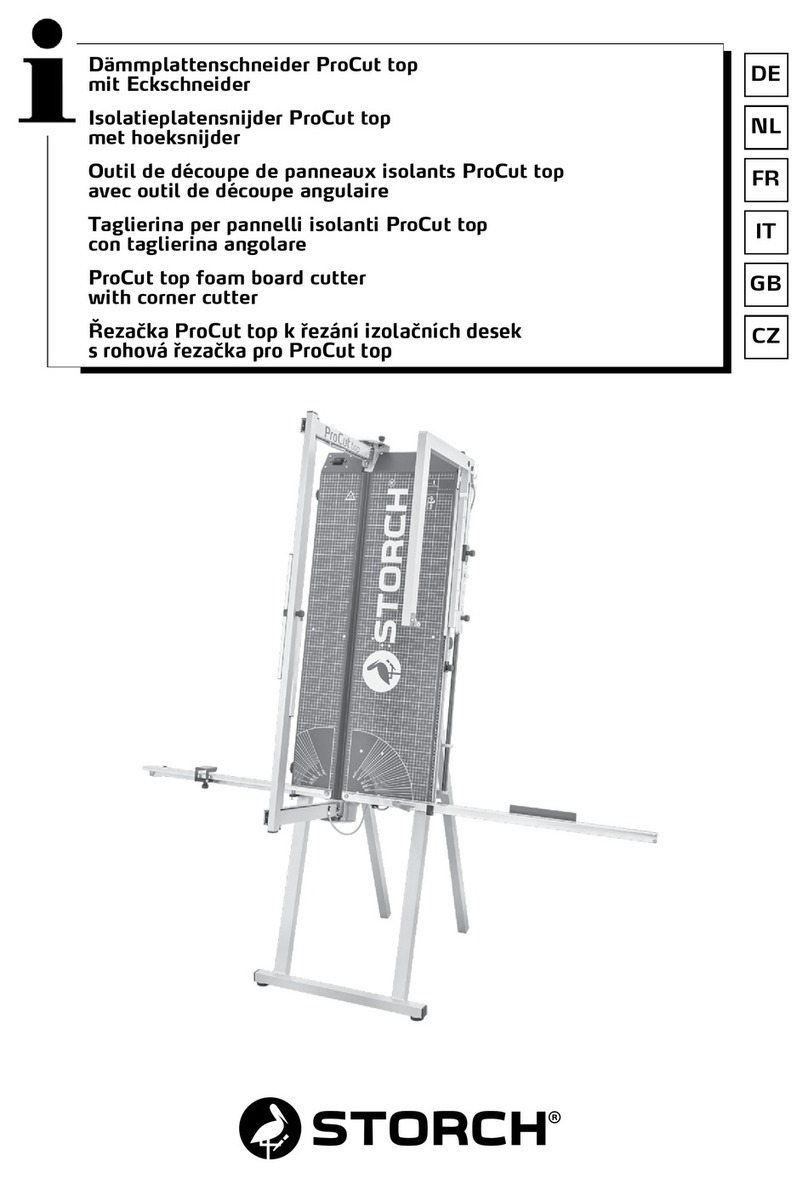 Storch ProCut Operating and installation instructions