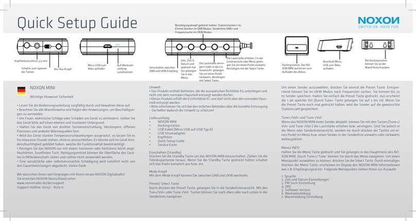 Noxon Mini Quick setup guide