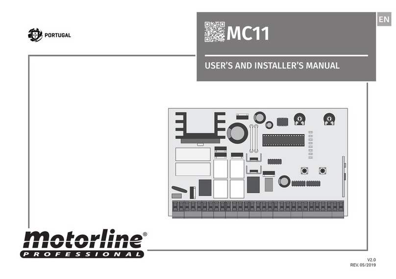 Motorline MC11 Use and care manual