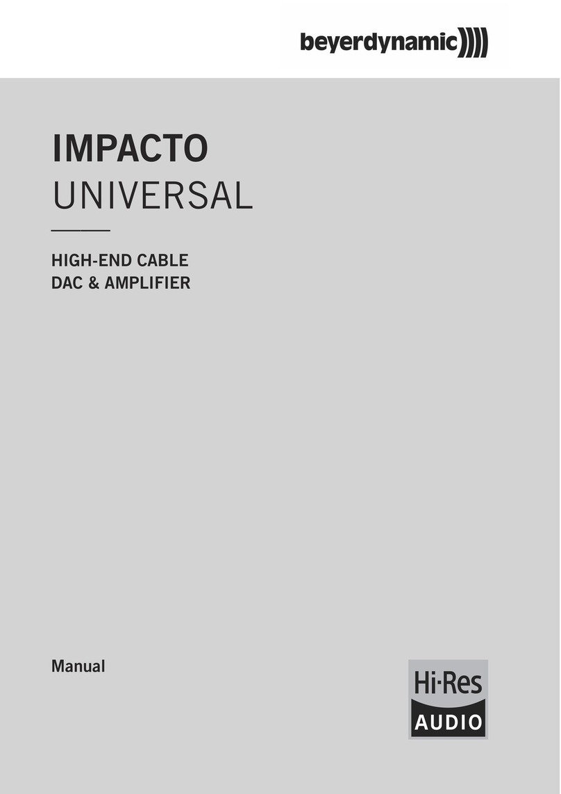 Beyerdynamic IMPACTO UNIVERSAL User manual