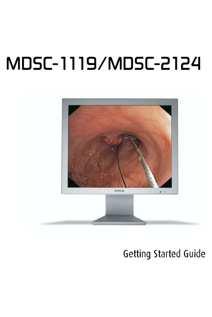 Barco MDSC-1119 User manual