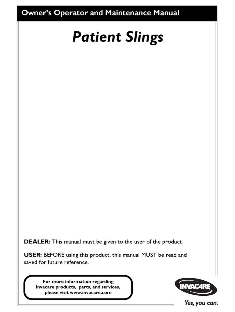 Invacare STANDARD Series Owner's operator and maintenance manual