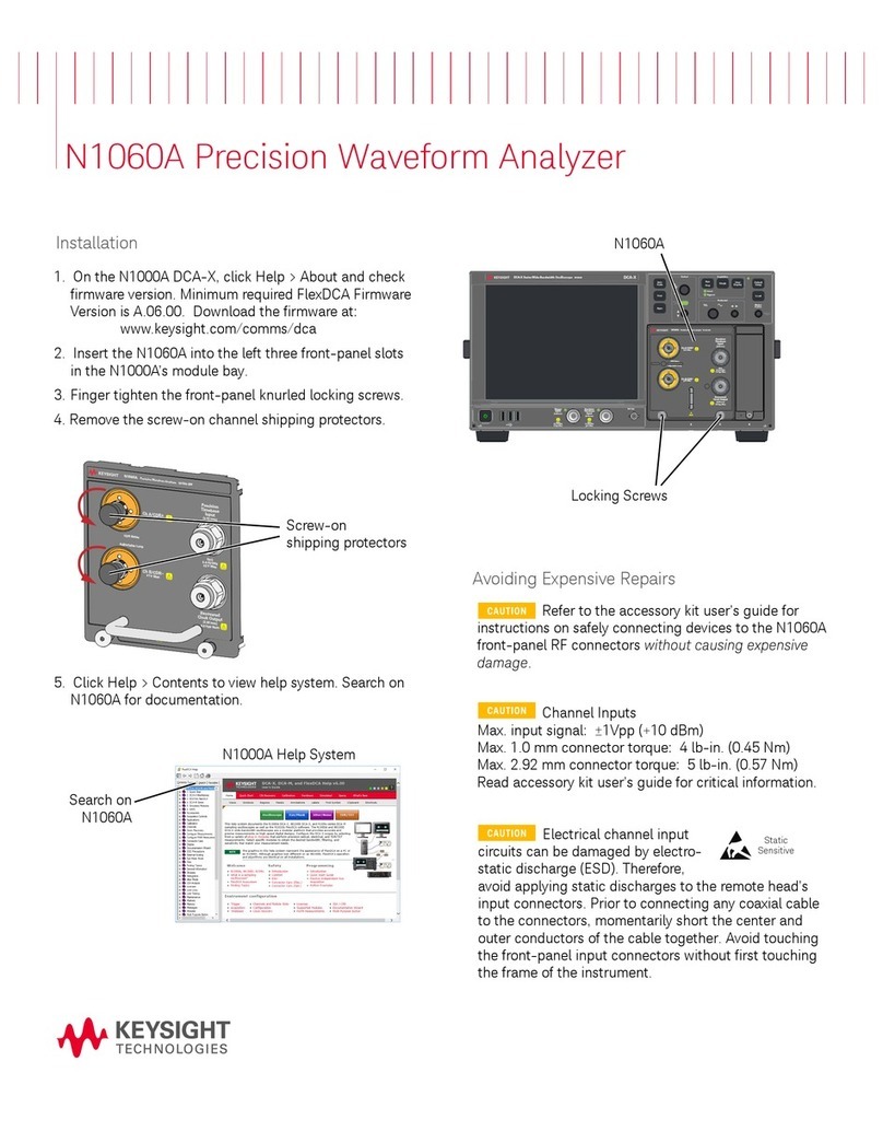 Keysight Technologies N1060A User manual