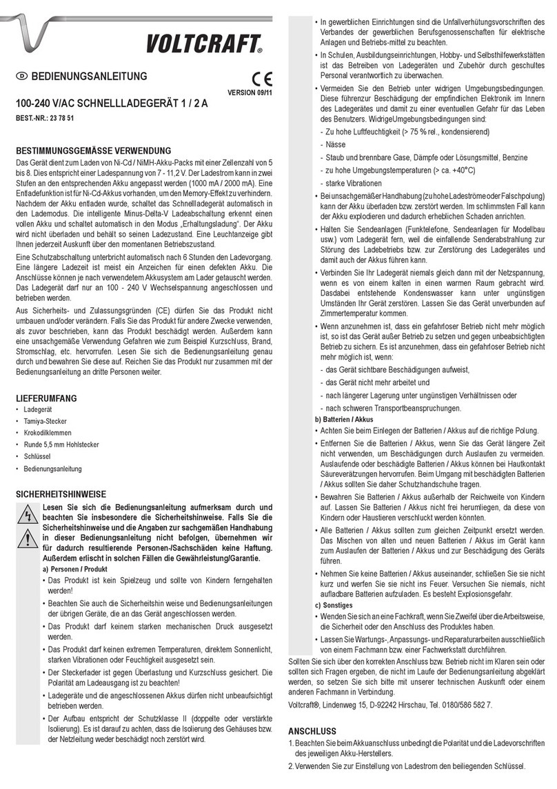 VOLTCRAFT 23 78 51 User manual