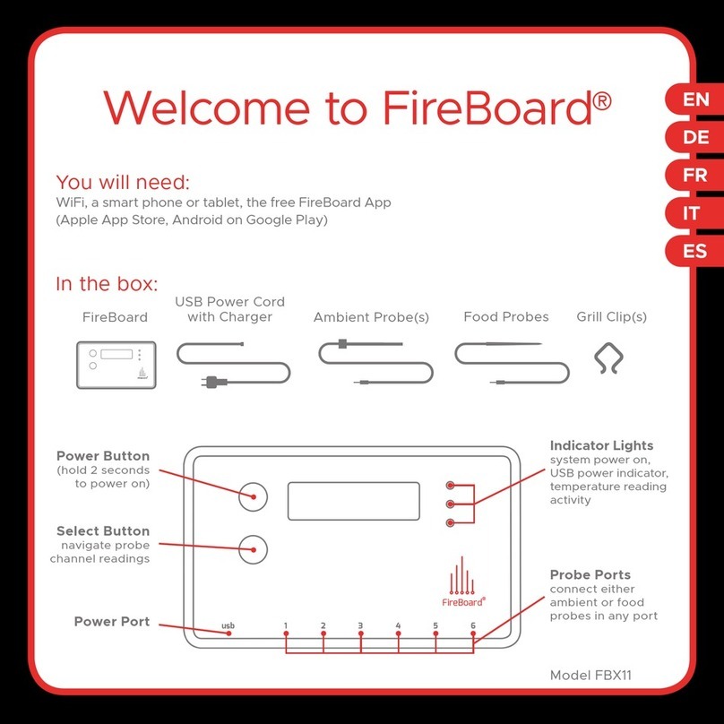FireBoard FBX11 Installation and operation manual