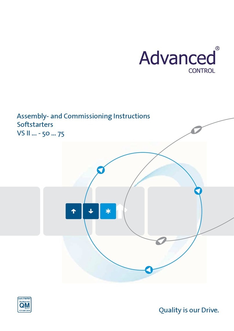 Advanced Control VersiStart II Series Assembly and commissioning instructions