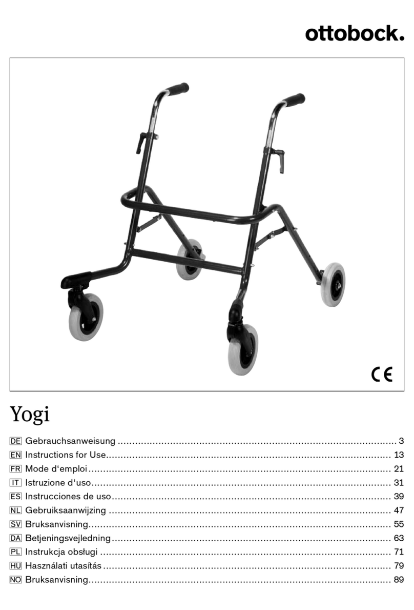 Otto Bock Yogi Instructions for use