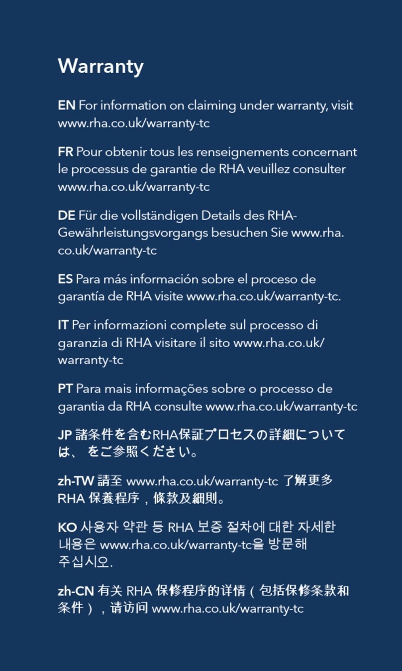 RHA MA650 user guide