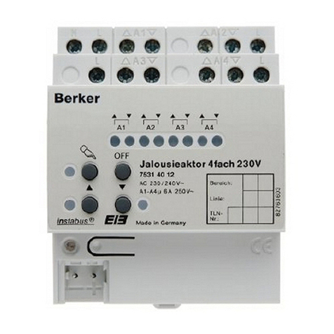 Berker 7531 40 13 User manual