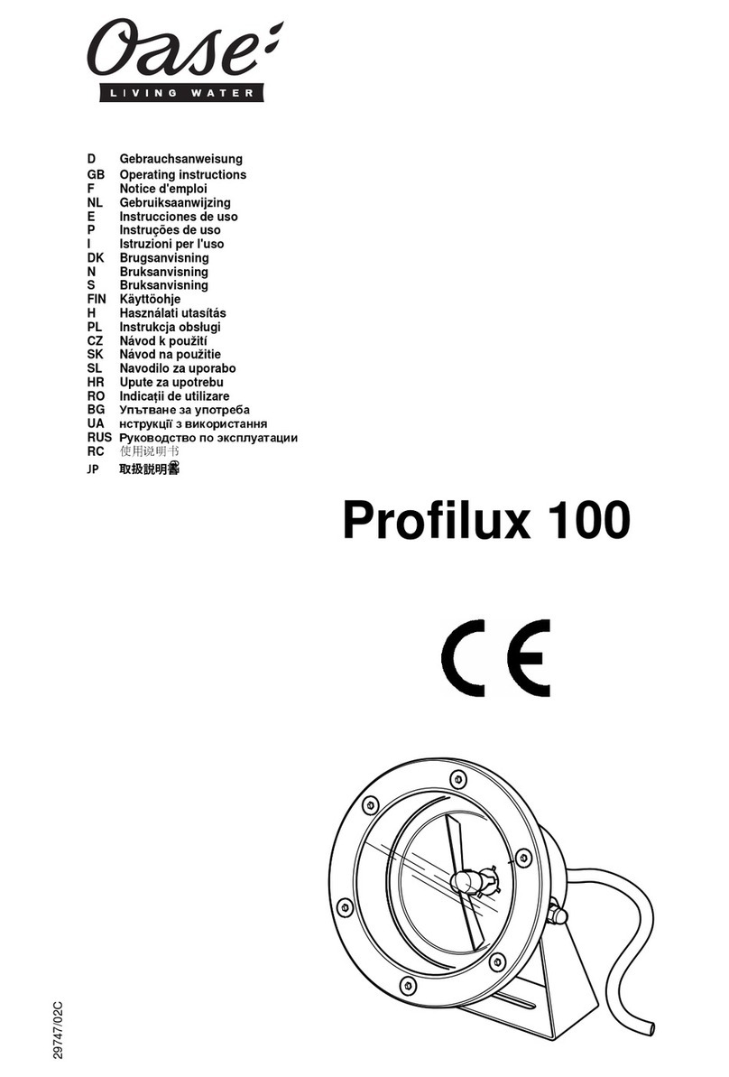 Oase Profilux 100 User manual