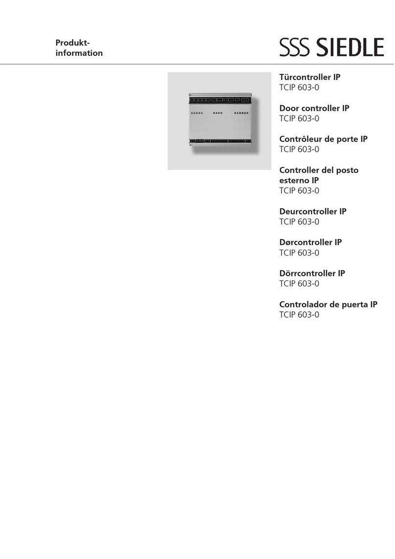 SSS Siedle TCIP 603-0 manual