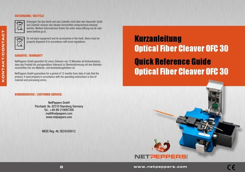 NetPeppers OFC 30 Quick reference guide