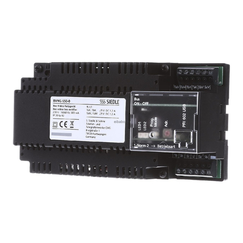 SSS Siedle BVNG 650-0 User manual