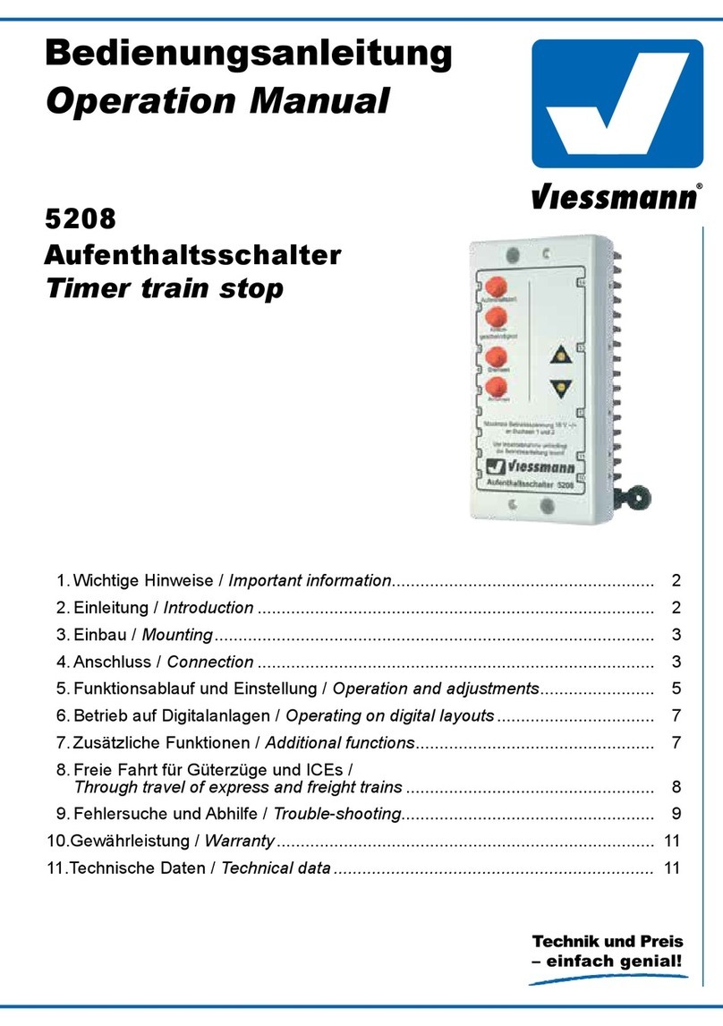 Viessmann 5208 Operation manual