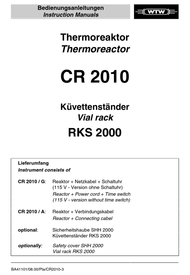 wtw CR 2010 Instruction manuals
