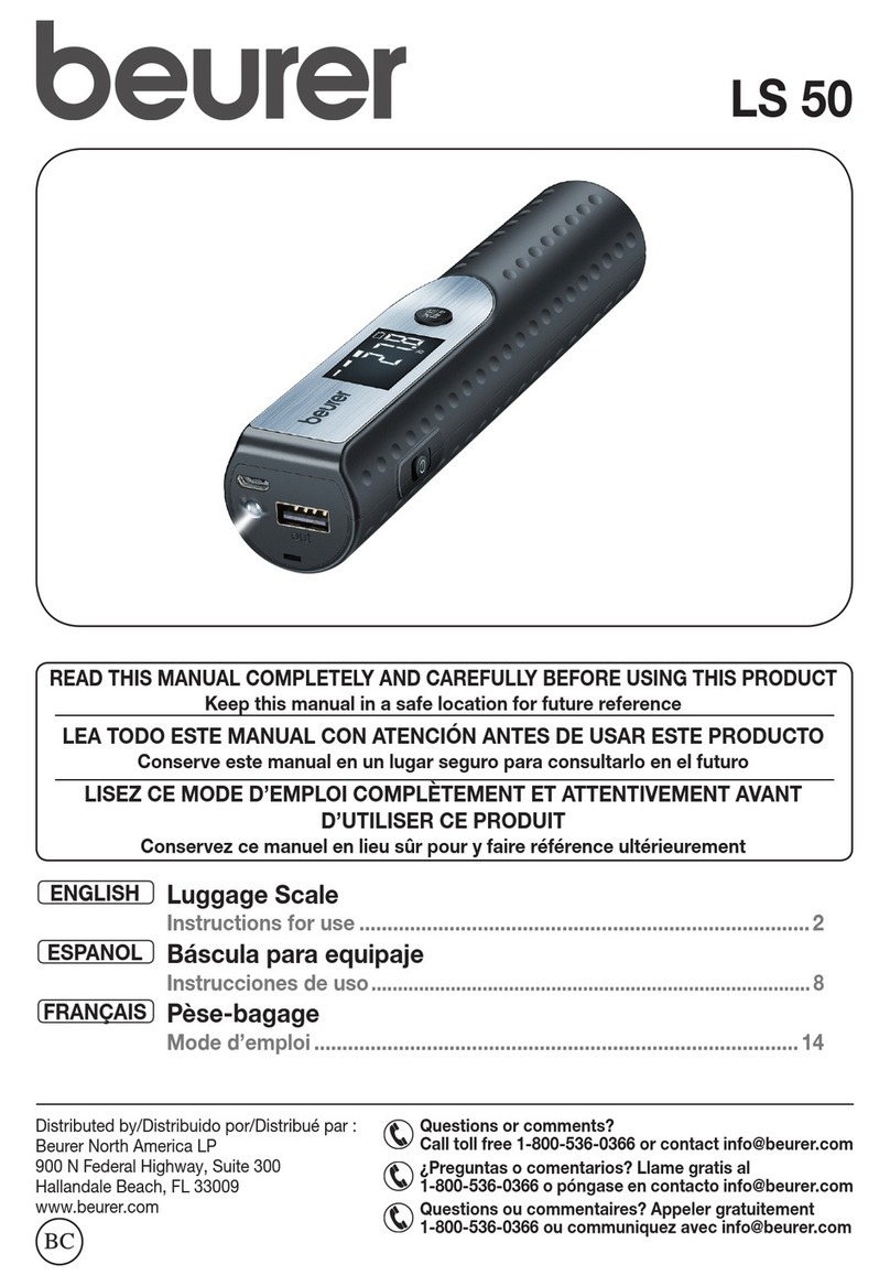 Beurer LS 50 Instructions for use