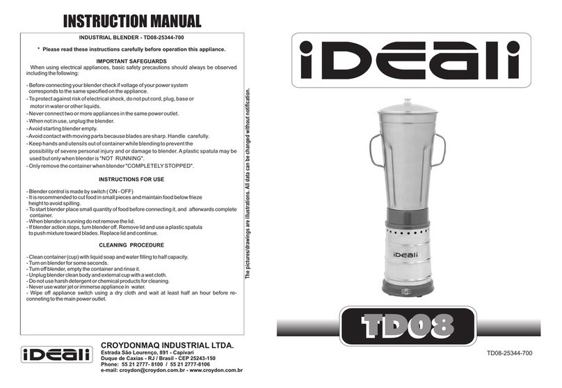 IDEALI TD08 User manual