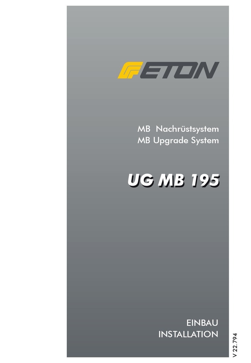 Eton UG MB 195 User manual