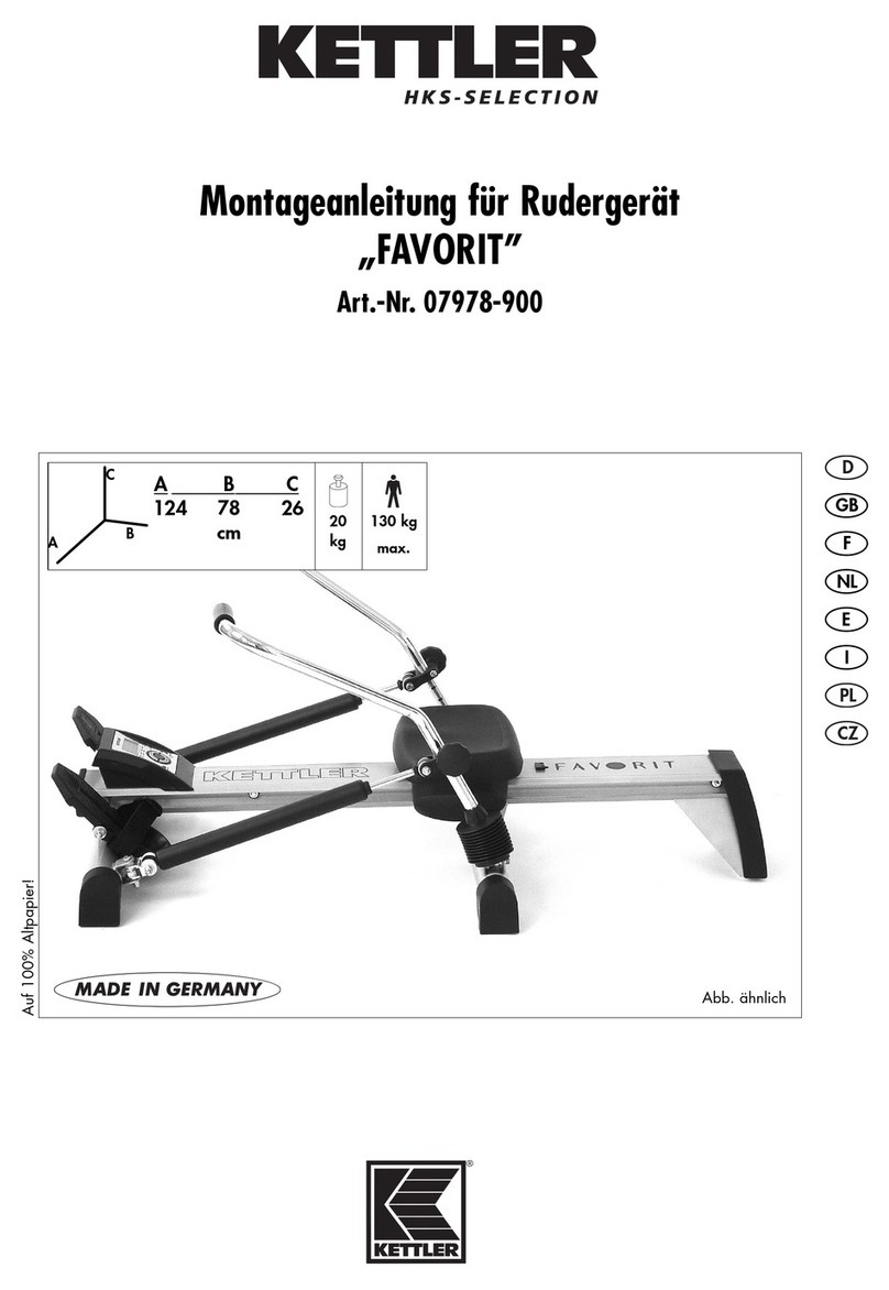 Kettler Favorit Installation instructions manual