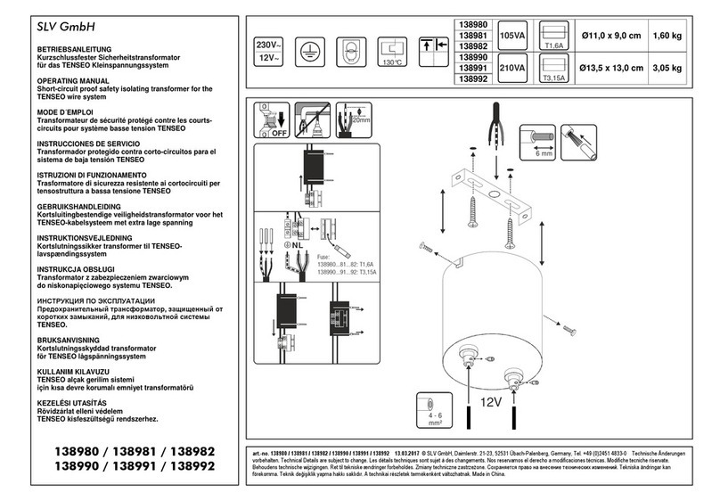 SLV 138981 operating manual SLV 138981 operating manual
