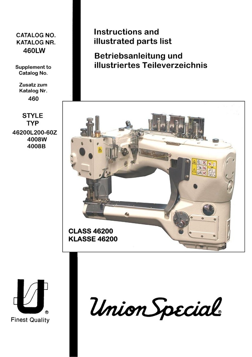 UnionSpecial 460LW Setup guide