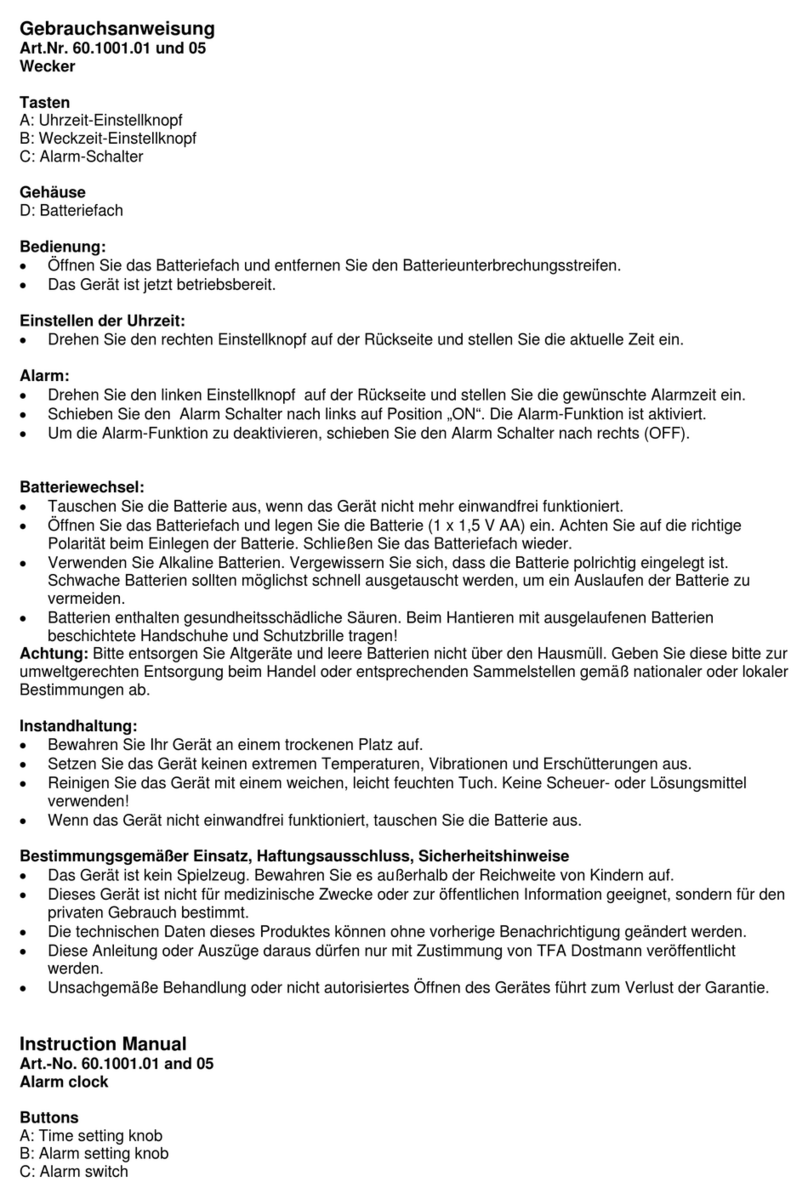 TFA 60.1001.01 User manual
