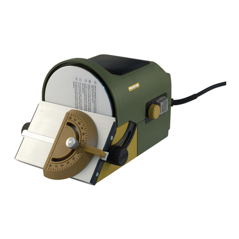 Proxxon TG 125/E Translation of the original operating instructions