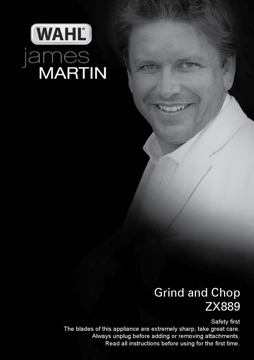 Wahl James Martin Grind and Chop ZX889 user manual