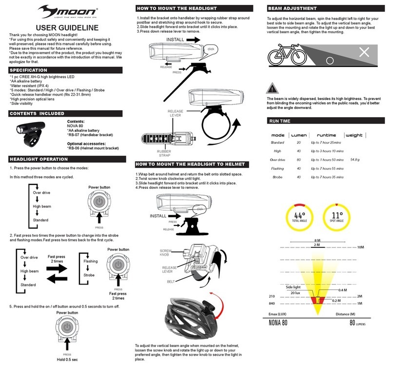moon NOVA 80 User guideline