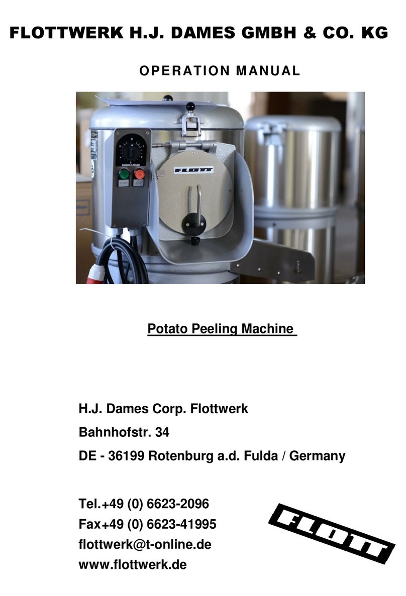 Flott 16 K Operation manual