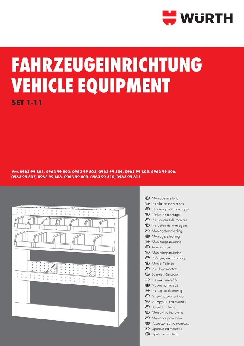 Würth ORSY Series installation instructions Würth ORSY Series installation instructions