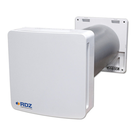 RDZ WHR 60 User manual