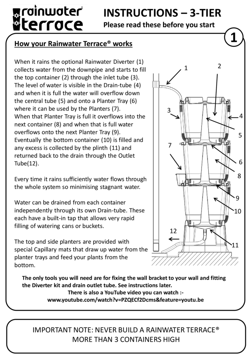 Rainwater Terrace 3 Tier instructions