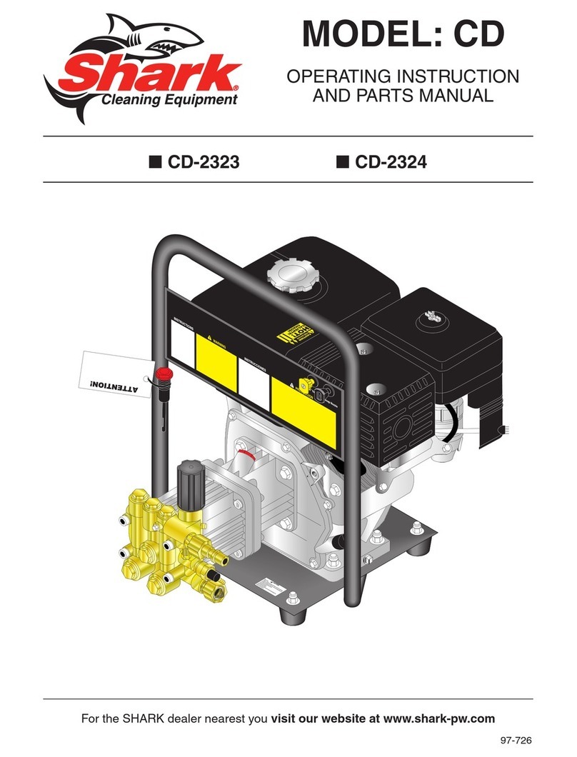 Shark CD-2324 Operating instructions and parts manual