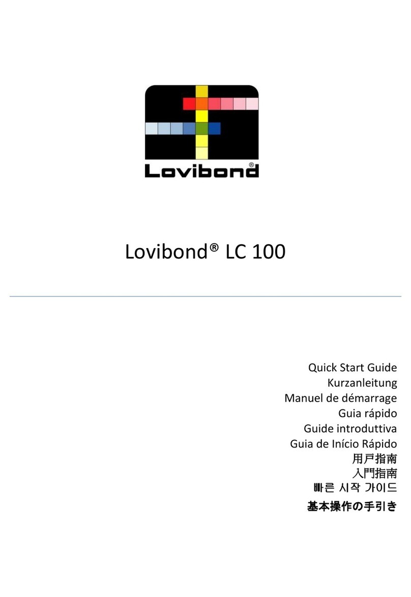 Lovibond LC 100 User manual