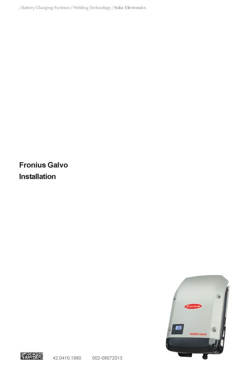 FRO­NIUS Galvo installation manual